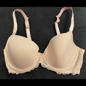 NWT Wacoal Nude Lace Demi Bra